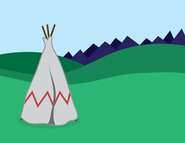 Tepee. — Archivo Imágenes Vectoriales