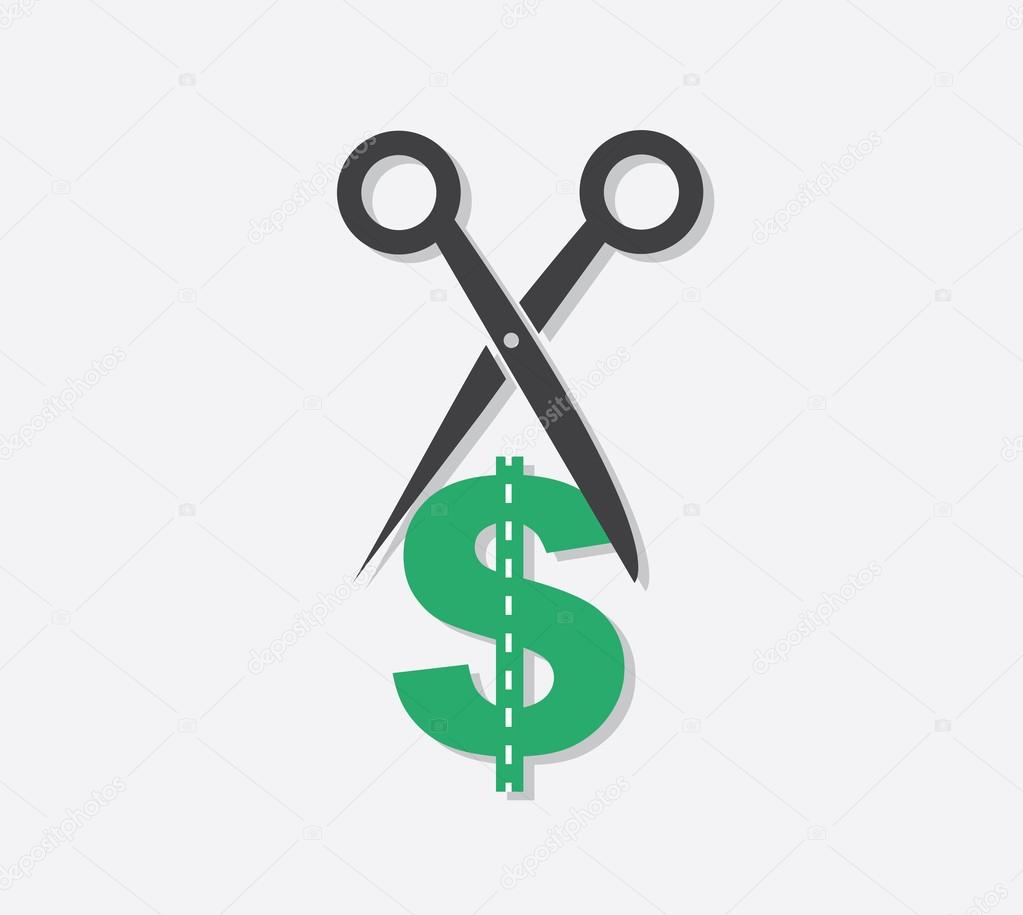 Dollar Scissors Half