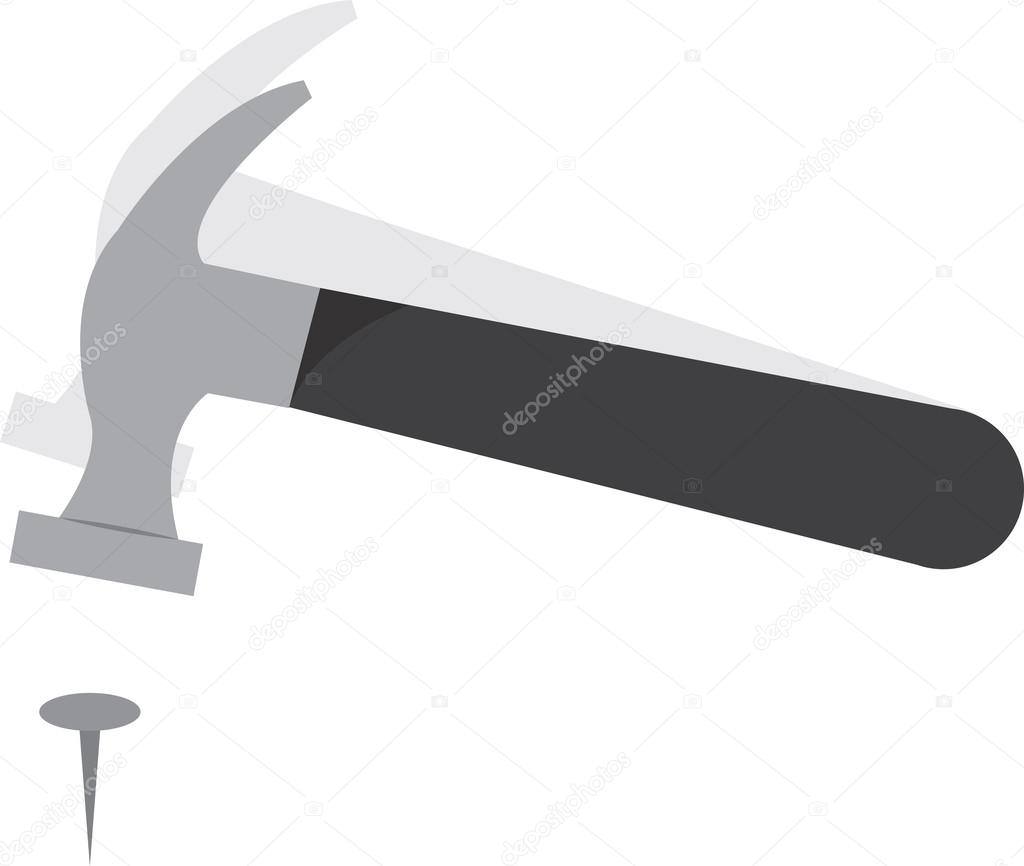 Hammer Nail — Stock Vector © milo827 39334533