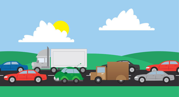 Дорога трафика
