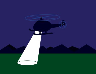 Helikopter spotlight