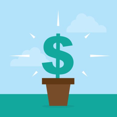 çiçek pot dolar işareti