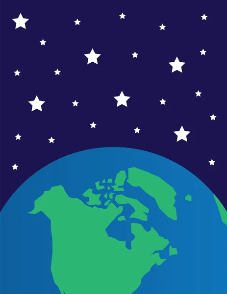 地球の星 — ストックベクタ