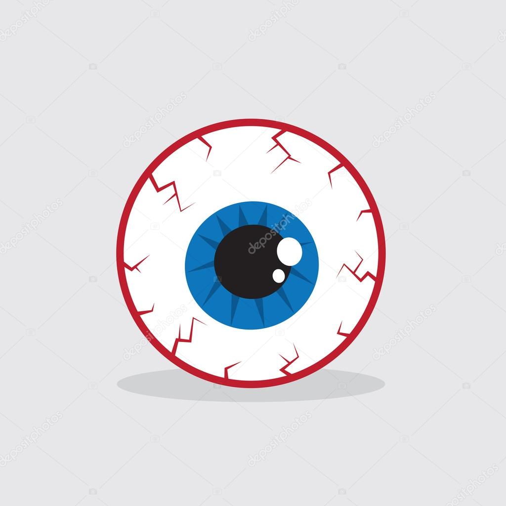 Olho irritado imágenes de stock de arte vectorial | Depositphotos Olho irritado imágenes de stock de arte vectorial | Depositphotos