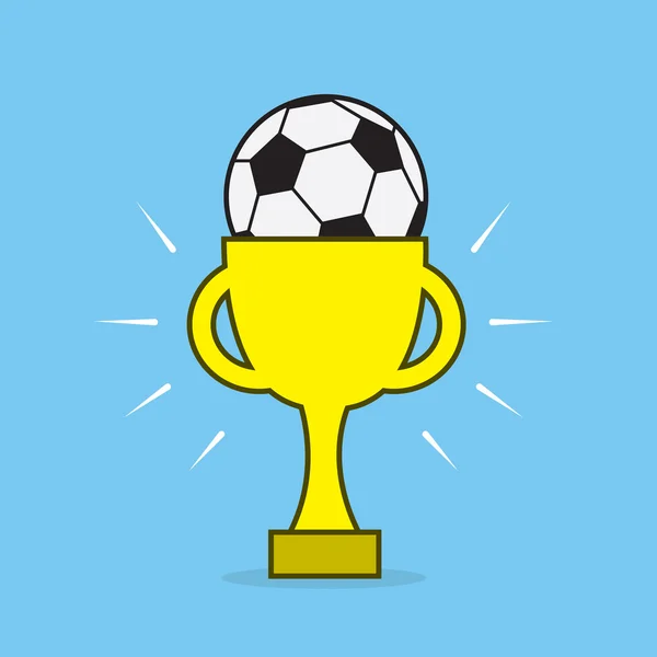 Fußballpreis — Stockvektor