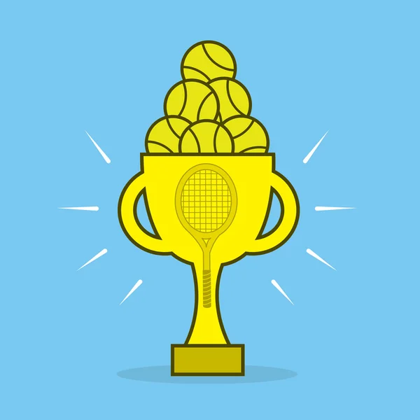 Tennis Award — Stockvector