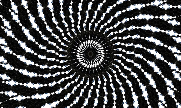 Trippy Spiral Kalejdoskop Form Mycket Perfekt För Batik Mönster Bohemisk — Stockfoto