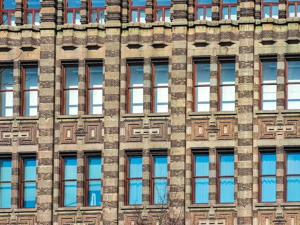 Exterior urban building Dutch texture background — Stock Photo, Image