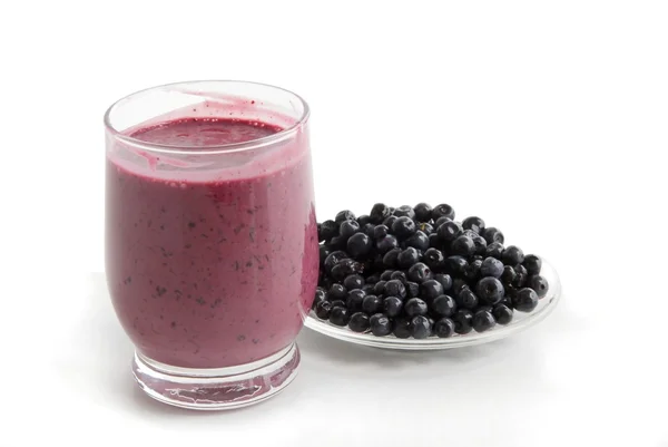 Blueberries and joghurt as tasty dessert — Stock Photo, Image