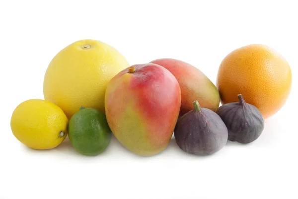 Tropical and mediterranean fruits — Stock Photo, Image