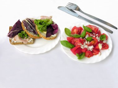 Kahvaltı için lezzetli aperatifler