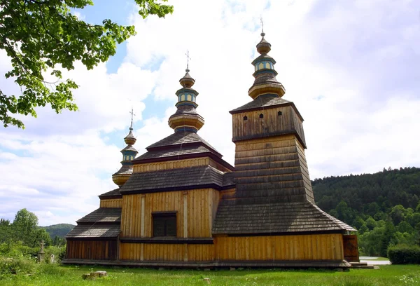 Iglesia ortodoxa en Krempna — Foto de Stock