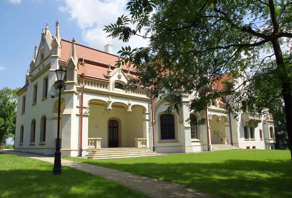 Důstojné starý palác v jaslo — Stock fotografie