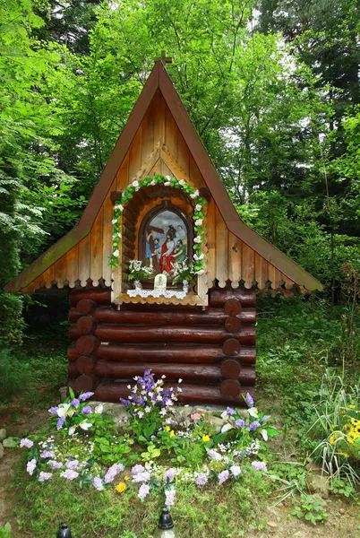 Chapels in Mrukowa village as traditional Christ's passion — Stock Photo, Image