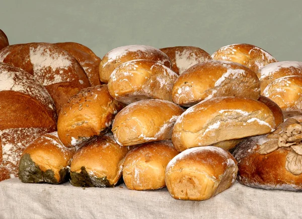 面包在面包店 — 图库照片