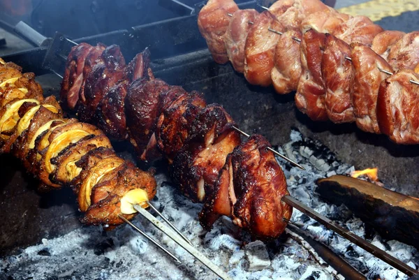 Schweinefleisch vom Grill — Stockfoto