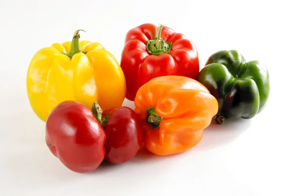 Multicolor tasty peppers — Stock Photo, Image