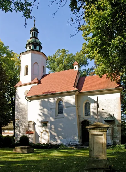 Старая церковь Святого Сальватора в Кракове — стоковое фото