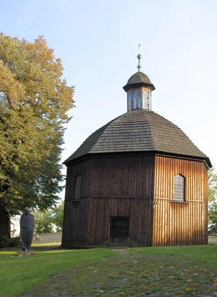 Stary, drewniany kościół saint margaret w Krakowie — Zdjęcie stockowe