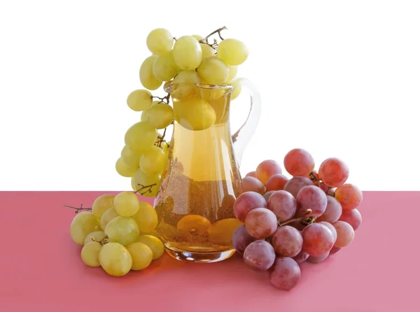 Uvas e vinho — Fotografia de Stock