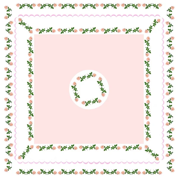 Arrangemang av rosa rosor som mönster för bakgrund — Stockfoto