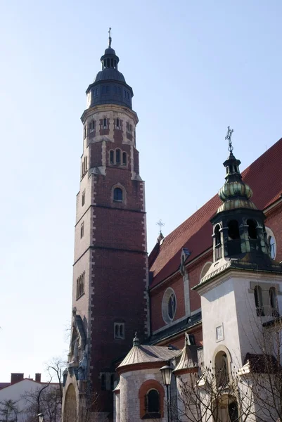 Kyrkan av jezuits' kloster i krakow — Stockfoto