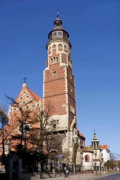 Kyrkan av jezuits' kloster i krakow — Stockfoto