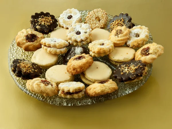 Gustosi vari biscotti come dessert — Foto Stock