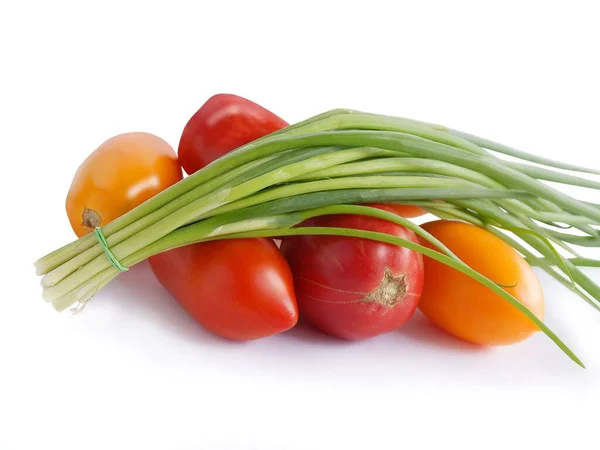 Tomates Saborosos Salada Deliciosa Perto — Fotografia de Stock