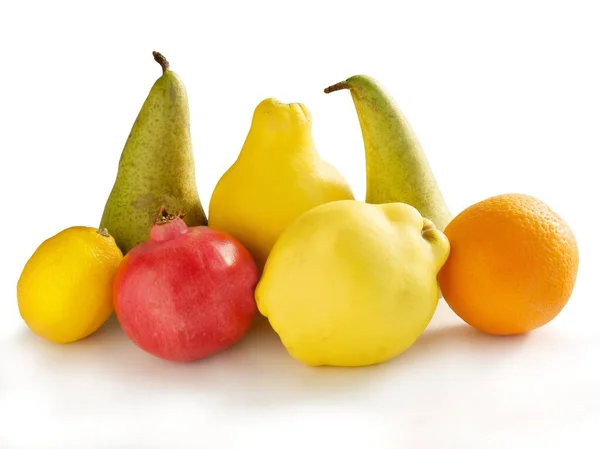 Diverse Veelkleurige Vruchten Voor Het Eten Koken Close — Stockfoto