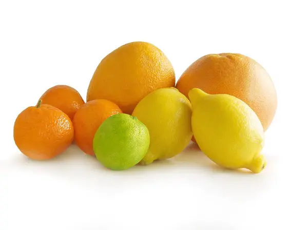 Verschiedene Mehrfarbige Tropische Früchte — Stockfoto
