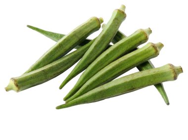 yeşil sebze ochro-Abelmoschus esculentus
