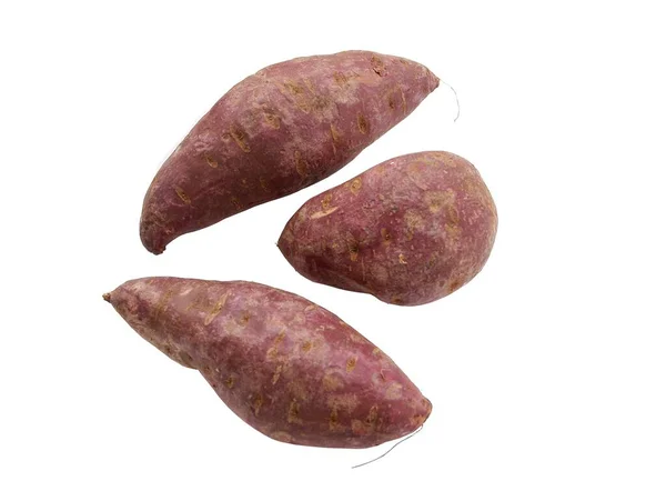 Cebulki Purpurowe Batata Warzyw Zbliżenie — Zdjęcie stockowe