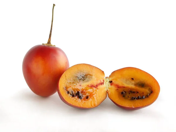Red Sweet Juicy Fruits Tamarillo Tropical Food — Stock Photo, Image