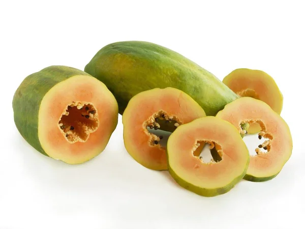 Papaya Fruit Wholesome Tasty Tropical Fruit — Zdjęcie stockowe