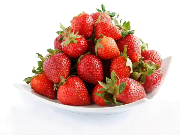 Tasty Delicious Red Fresh Strawberries Close — Stock Photo, Image