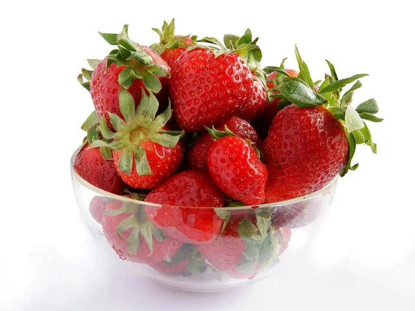 Leckere Köstliche Rote Frische Erdbeeren Aus Nächster Nähe — Stockfoto
