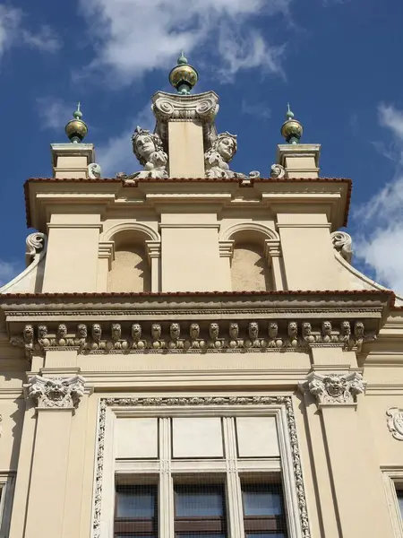 Facade Famous Old Building Cloth Hall Krakow Ceneter — 스톡 사진