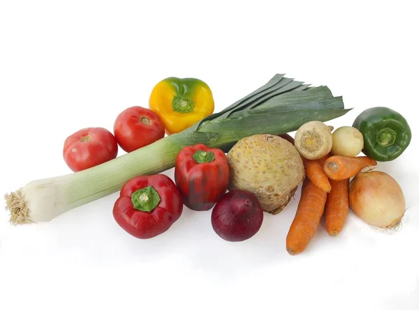 Varios Vegetales Multicolores Para Cocinar Comidas —  Fotos de Stock