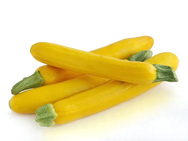 Verduras Calabacín Verde Amarillo Cerca —  Fotos de Stock