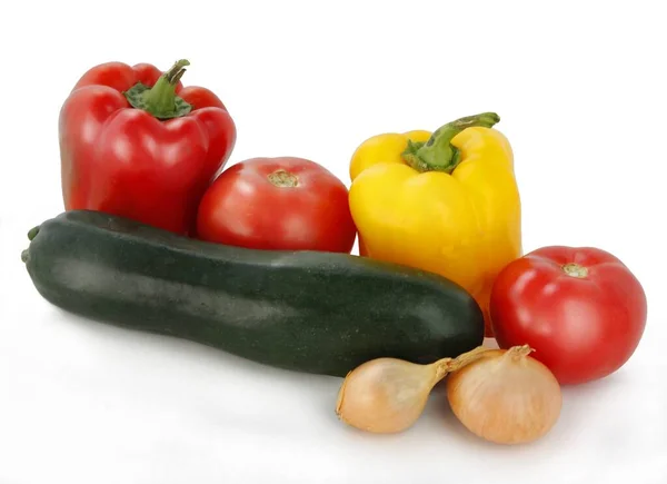 Varios Vegetales Multicolores Para Ensaladas Comidas Cocina Sopa —  Fotos de Stock