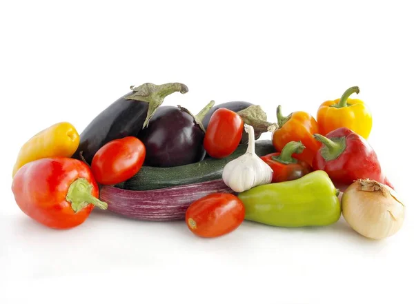 Várias Verduras Multicores Saladas Refeições Cozinha Sopa — Fotografia de Stock