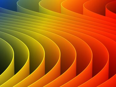 3D model arka plan için renkli oluşturma