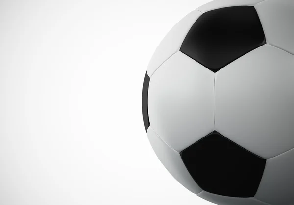 Futbol 3D rendering — Stok fotoğraf