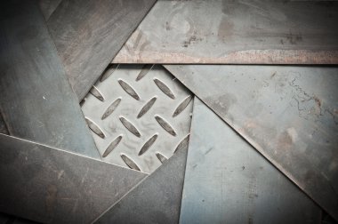 closeup Metal sac ve metal bir çerçeve arka plaka, DIY elmas