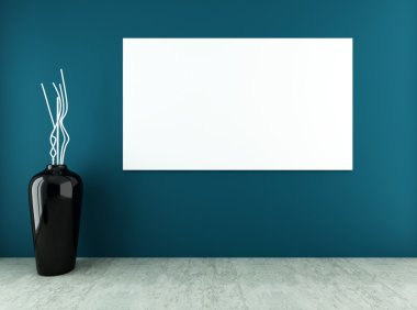 3D rendering İçişleri ve tabela tasarımı için