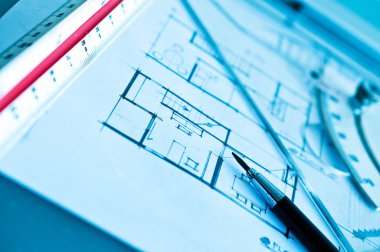 робота дизайн інтер'єру концепції та креслення інструменти
