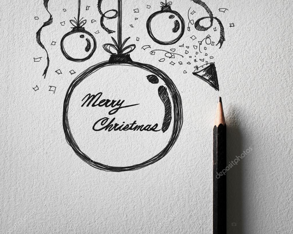 Easy Christmas Drawings in Pencil