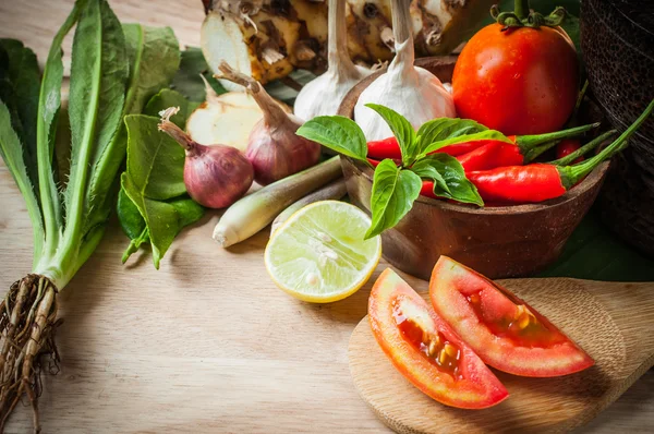 Vegetable of food for tom yum element — Stock Photo, Image