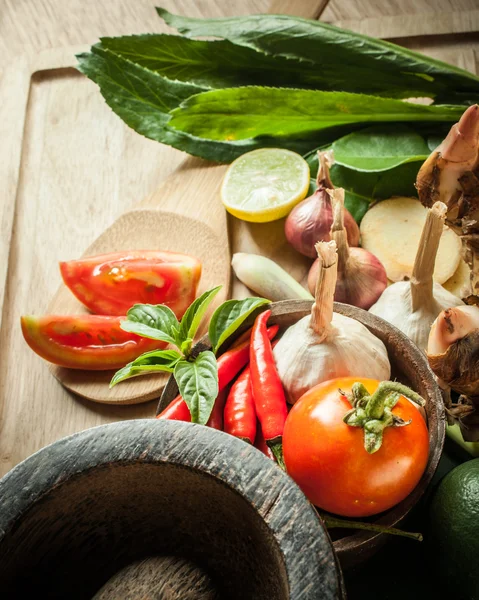 Vegetale di cibo per elemento di yum di Tom — Foto Stock